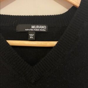 Murano Black Knit Pullover